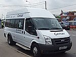 Бесплатный автобус Genser в пункт аренды автомобилей АрендаАвто-мжд на Новорязанском шоссе